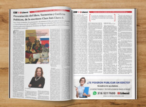 Lee más sobre el artículo Presentación del libro, Tormentas y Conflictos Políticos, de la escritora Clara Inés Chaves R.